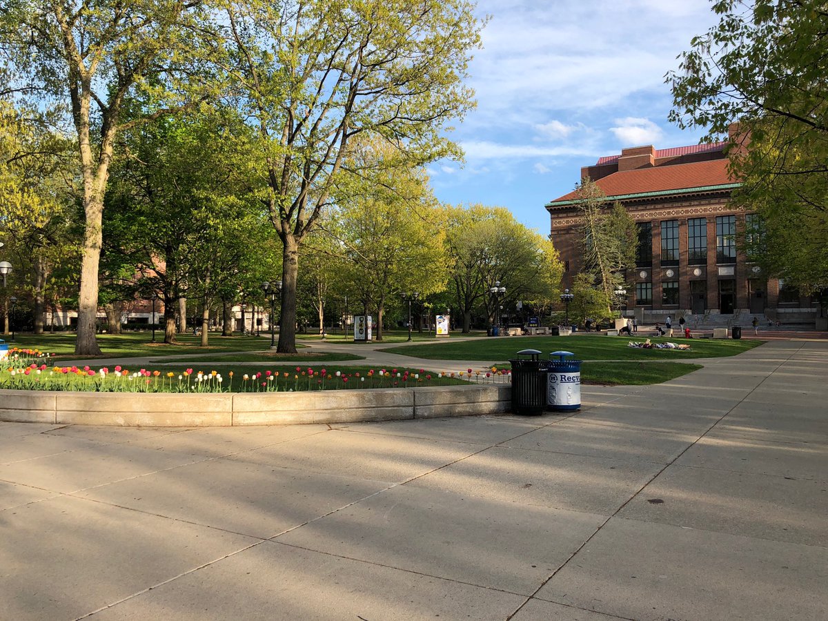 drchadb's tweet photo. As a person who travels a lot, I can say with great authority that Ann Arbor in the spring is pure magic. #PureMichigan #Michigan https://t.co/QPLG2VwXv0
