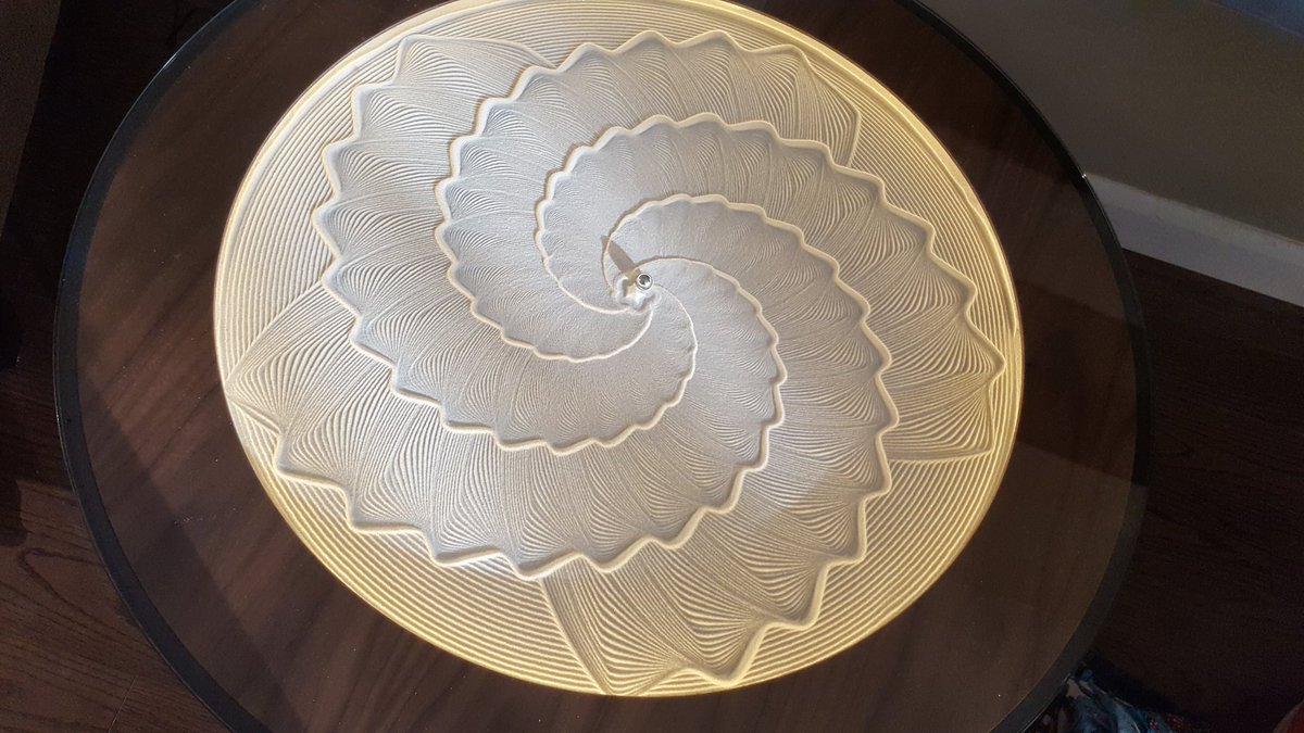 szerminska's tweet photo. It's Turtle Art in my living room! I'm in heaven. Let me know if anyone has simple pattern/image requests for our Sisyphus table. Soon I will have a good workflow and will consider taking some requests. So far the tapir is my only custom design. :) @peterskillen @brendasherry https://t.co/PnYghvd8Om
