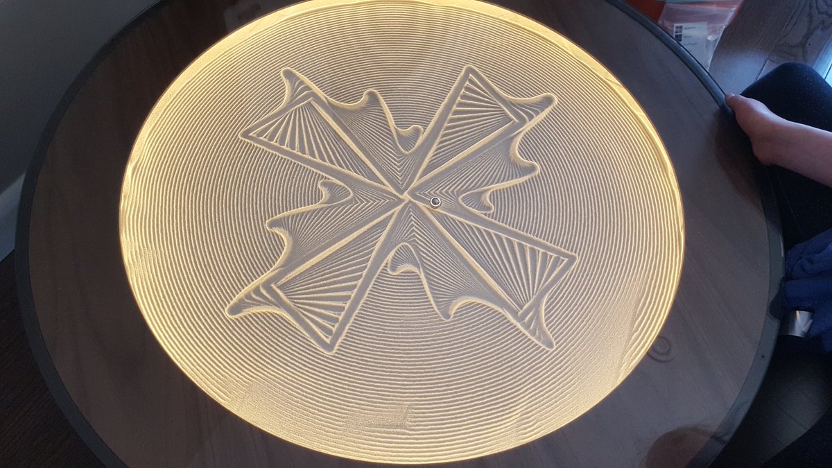 szerminska's tweet photo. It's Turtle Art in my living room! I'm in heaven. Let me know if anyone has simple pattern/image requests for our Sisyphus table. Soon I will have a good workflow and will consider taking some requests. So far the tapir is my only custom design. :) @peterskillen @brendasherry https://t.co/PnYghvd8Om