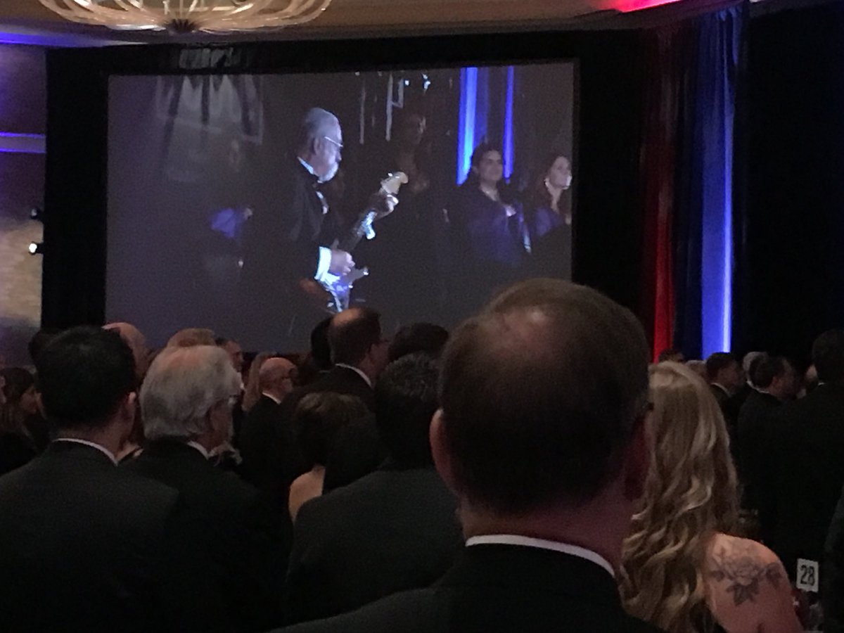 KDelprete's tweet photo. @USOMetroDC Skunk Baxter opens the gala with the National Anthem. Goose Bumps https://t.co/5IScch5TLw