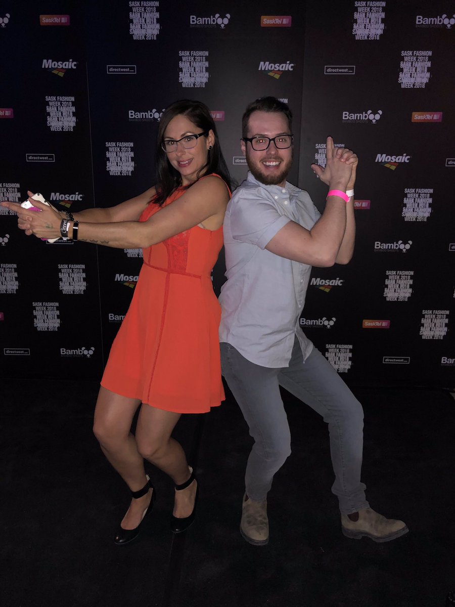 niwesty's tweet photo. Checking out the amazing and talented young designers at #SKFWK with @SkWanderer tonight! #searchpartners #partnersincrime @Directwest @SKFashionWeek #strikeapose #wearenotmodels https://t.co/zRUZeBrXTa