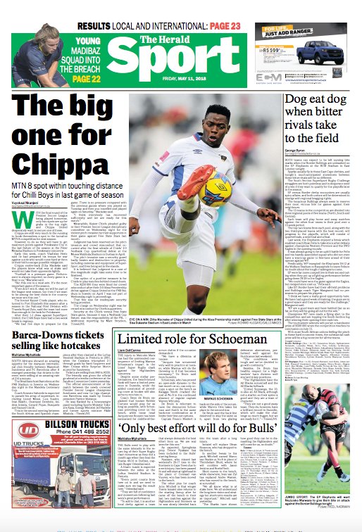 HeraldNMB's tweet image. Today in The Herald: #ECCabinetReshuffle #OscarMabuyane #MissingStudent #DesaiMurder #NMBCouncil #AtholTrollip #ChippaUnited #EPElephants #Madibaz