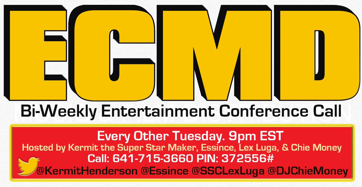 ECMDexperience EVERY OTHER TUES 9pm est / 8pm cst tweet media