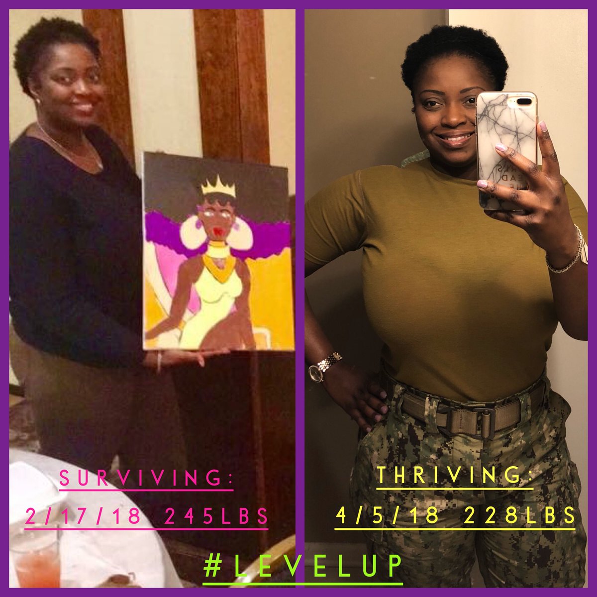 fiyahgurl01's tweet photo. Me Surviving π vs Me Thriving π€©
#DuoDFT #BodyInKetosis πͺπ½ #KetoDiet #Ketosis #DuoIsBaeπ #MyThriveLife #MyLVLife #LeVelUp #ThriveWithMe #MilitaryWomen #MommyMakeOver #Thrive #DanetriaDoesItAll https://t.co/xmZZnfjH79