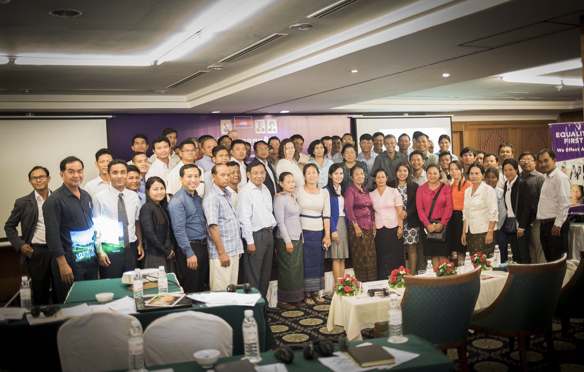 WeEffectAsia's tweet photo. #EqualityFirst! Today we launched our new 5-year programme in Cambodia, empowering over 40 000 rural women and men to fight poverty with #genderequality. A warm thank to everybody making this possible! @SwedeninKH @Sida @weeffect https://t.co/j1TtDkyy7R