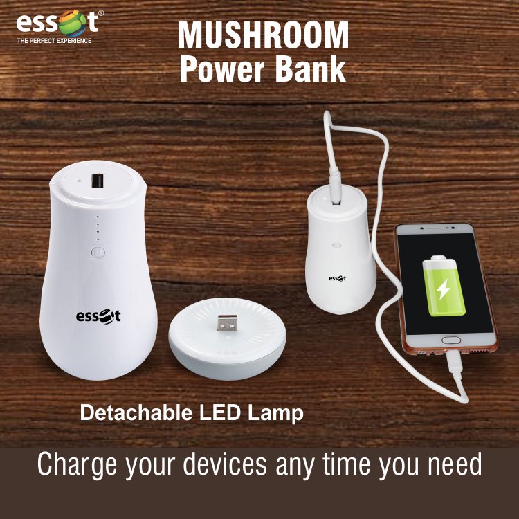 essotglobal's tweet photo. Mushroom shaped power bank can be easily transformed in LED lamp or power bank as per your need...
Grab Yours Now!!!
Amazon: https://t.co/herSptGKBP , Paytm: https://t.co/b6zDueluzk
#Essot #PowerBank #PortablePowerbank #LED #LEDlamp https://t.co/8VP3MXPLtt
