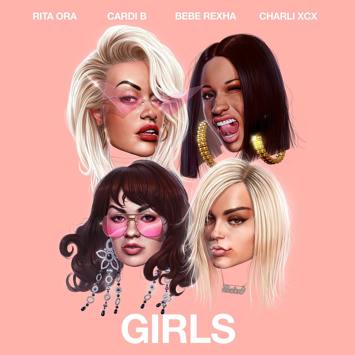TIDAL's tweet photo. .@RitaOra turns up the π₯π₯π₯ for her new single βGirlsβ ft. @iamcardib @BebeRexha and @charli_xcx.
β¨β¨Listen now on #GuestVerses: Cardi B: https://t.co/qHD3JMhDll https://t.co/c7sFsEb78c