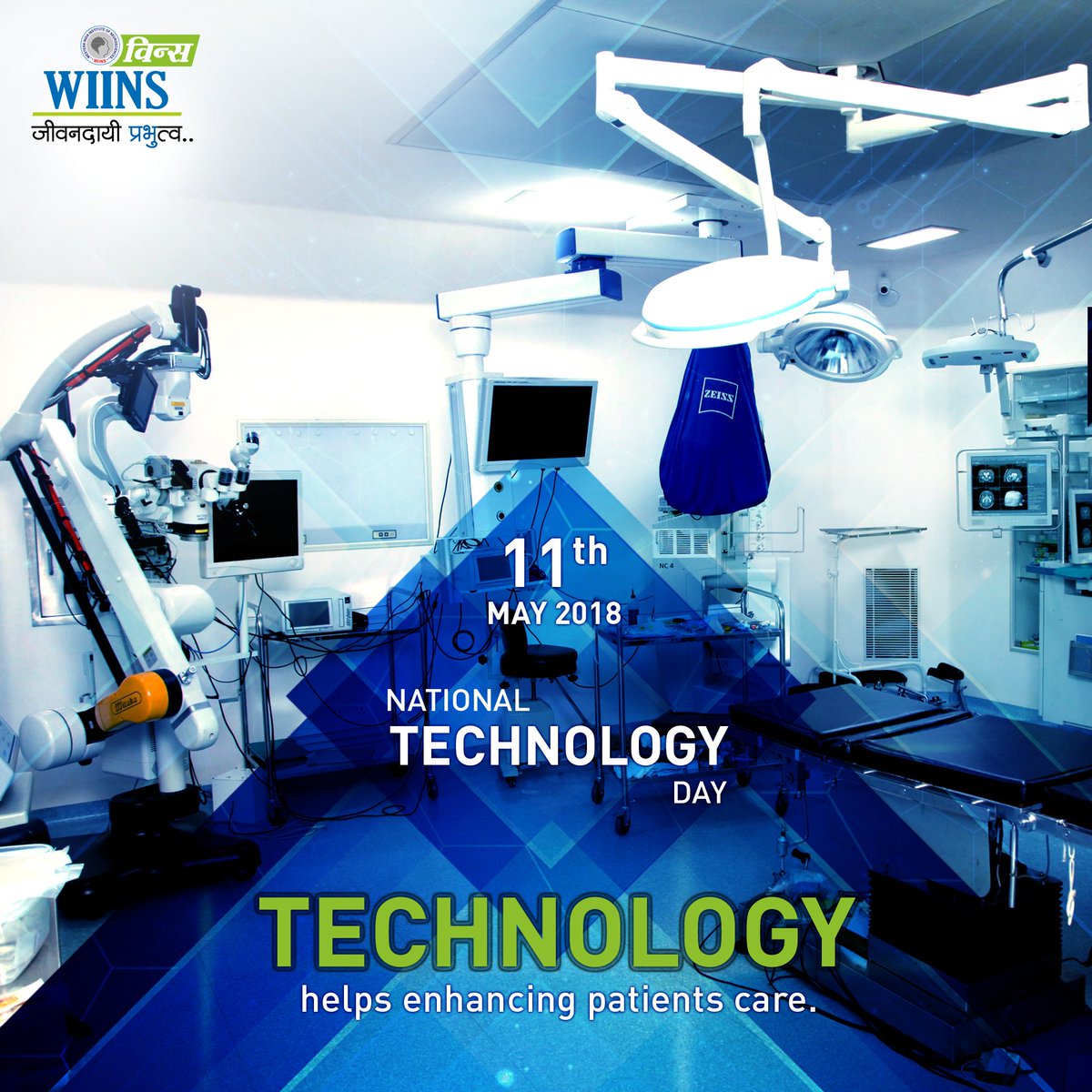 WiinsHospital's tweet photo. Technology plays a crucial role in healthcare. This merger is responsible for improving and saving countless lives.
Technology helps for sustainable health care system and enhancing patient care.
#Healthcare #Technology #NationalTechnologyDay #WiinsHospital https://t.co/FVpLY8ZBYb