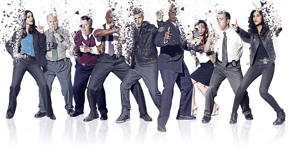 dixonsloki's tweet photo. we all don’t feel so good... #ByeBye99 @Brooklyn99FOX https://t.co/t2BbnamHcG