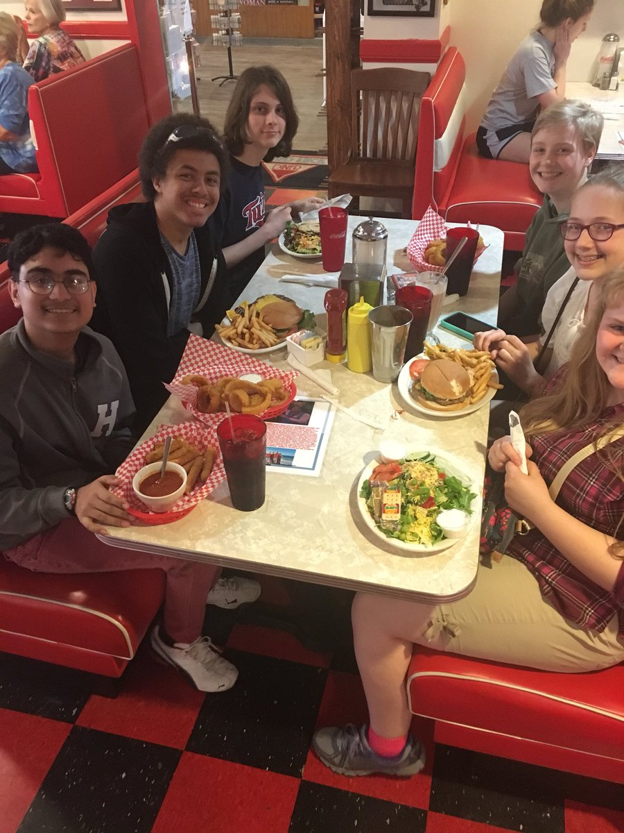 NJH_Bands's tweet photo. Recap in photos: Day 1! Our wait staff sang to us, we toured College of the Ozarks, and received a clinic before a successful performance! Now we can finally sleep in a bed! https://t.co/uVWFEOCR2i