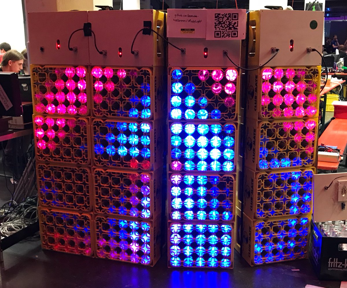 ektoplant's tweet photo. #gpn18 #matelight https://t.co/FRKHUrqvi0