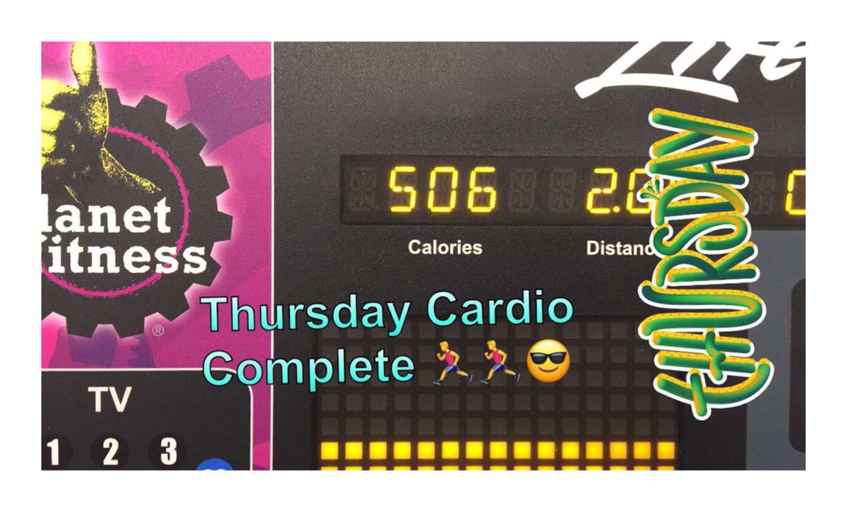 Rick0424's tweet photo. #ThursdayCardio Burned Another 506 Calories Today On the Treadmill! #Fitness #FitnessMotivation #FitnessJourney #DeterminedtoSucceed #PathtowardsSuccess #NeverGiveUp #WorkHardTrainHard #GymLife @PlanetFitnessCA πββοΈπββοΈππ https://t.co/OreBW8cYho