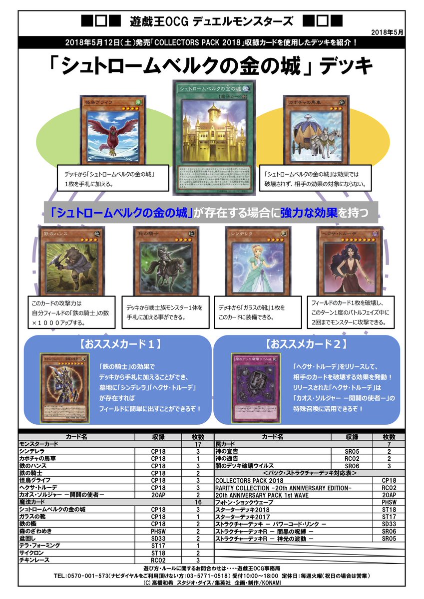 公式 遊戯王ocg ついに明日 5 12 土 発売 Collectors Pack 18 コレクターズ パック シュトロームベルクの金の城 シリーズ収録 遊 戯 王デュエルモンスターズ 登場キャラクター レオン があやつるカードだ デッキレシピもご紹介