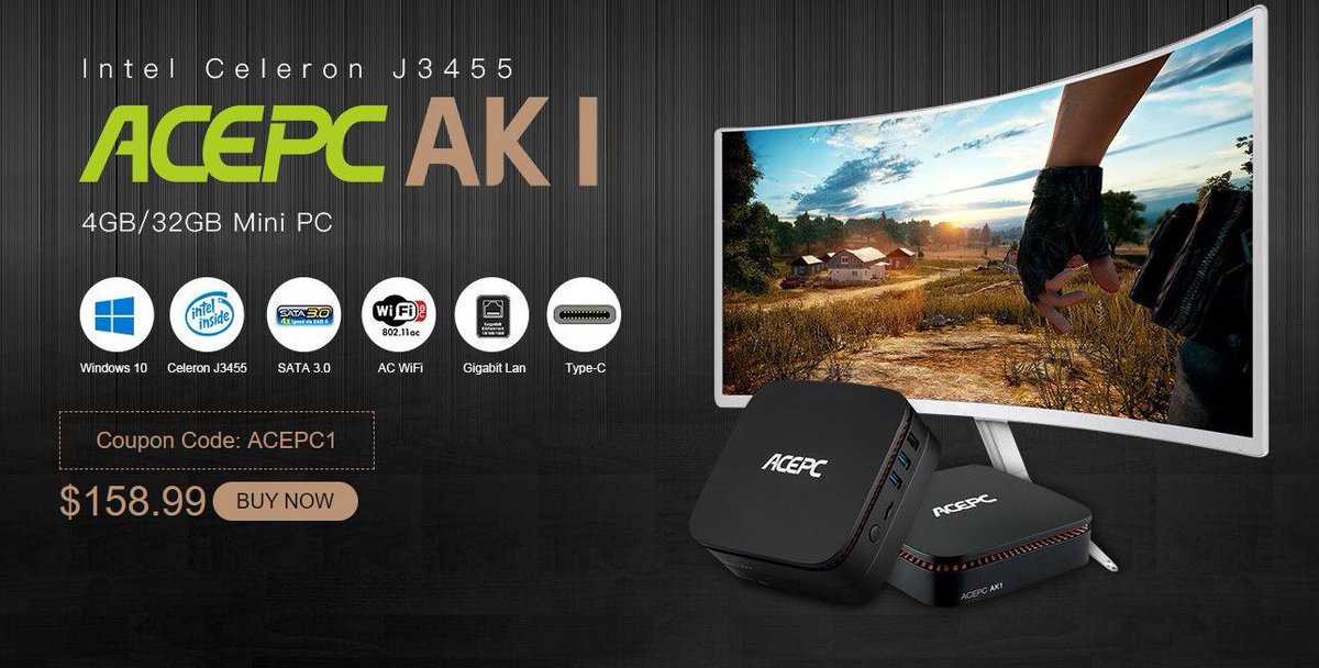 AndroidSmartTV's tweet image. #ACEPC AK1 #MiniPC powered by #ApolloLake processor now for $158.99 (#Promo) #Geekbuying #couponcode more ACEPC #Windows Mini PC #deals here: androidtvbox.eu/acepc-ak1-mini…