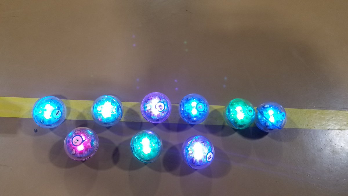#Sphero starting line! <a href="/Blanchard_IT/">Tim Lundy</a> <a href="/SpheroEdu/">Sphero Education</a>