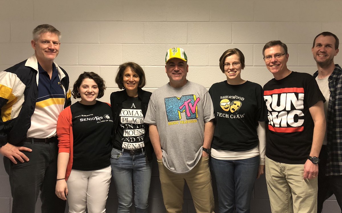 SOBOPSYCH's tweet photo. Social Studies Prom Theme - wearing something from the decade in which we attended Prom or something that represents that decade. Don’t worry - Mr. Gilmore will not be wearing his grunge outfit tomorrow night at BCC Prom. https://t.co/yYlVuyQf7j