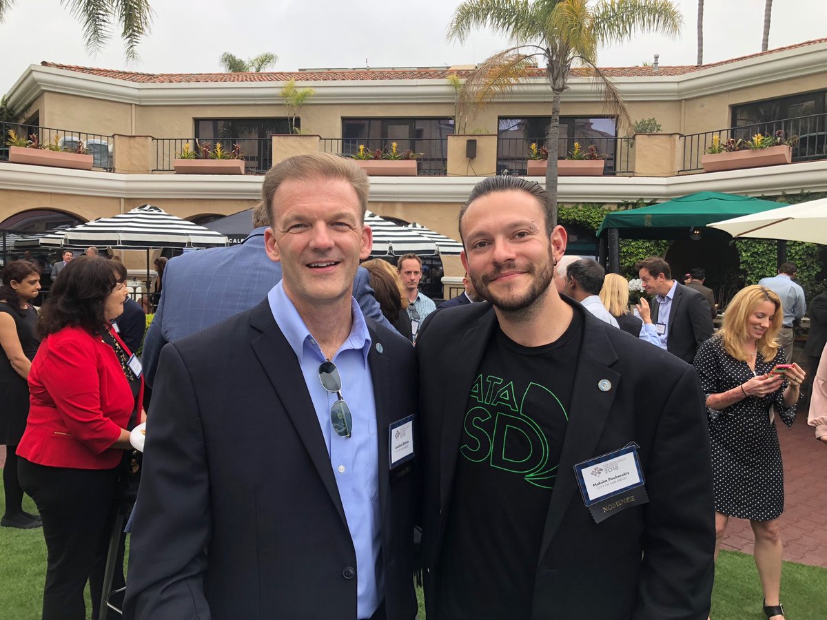 udrysa's tweet photo. 2 @CityofSanDiego nominees: Jonathan Behnke @MrMaksimize @TopTechExecs #toptech2018 https://t.co/Y1Vn5Xk6bT