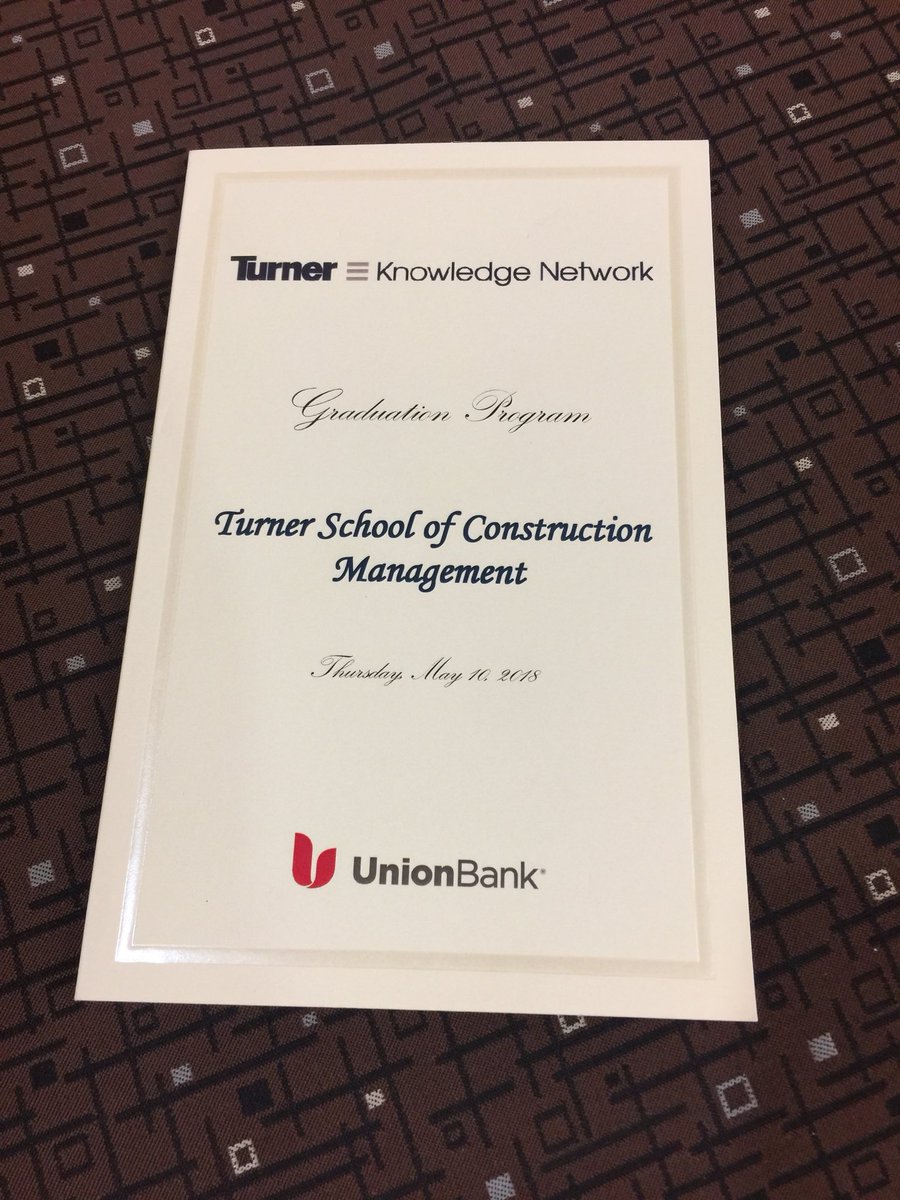 lanagosnell's tweet photo. In San Diego for the 2018
Spring Graduating Class of Turner School of Construction Management.  @UnionBank is proud to be the continuing sponsor for this program.  Congratulations to all 29 participants! https://t.co/ikY8YJ6PHq