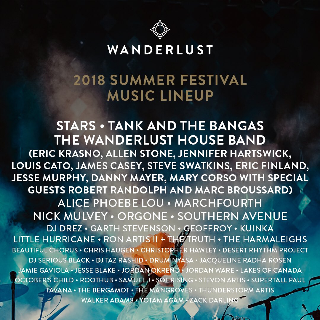 ocasyougo's tweet photo. Music lineup for #wanderlust2018 is here! Tickets now available.

Wanderlust Snowshoe |  https://t.co/yTFFOnOAL6

Wanderlust Stratton | https://t.co/BCPmtqgZdR

Wanderlust Squaw-Valley | https://t.co/PoFF3GRTrA

Wanderlust Tremblant | https://t.co/fyUIVQtQjI https://t.co/o4JI53ThNf