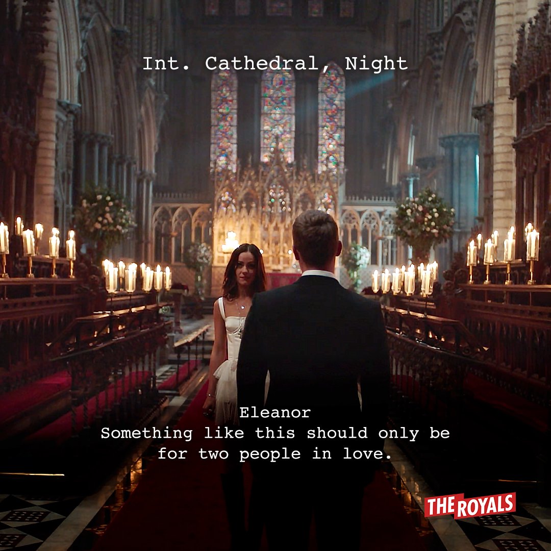 TheRoyalsTV's tweet image. Who’s more likely to tie the knot: Robow or Jaspenor? Stay tuned for another #scripttease from Sunday’s season finale. #TheRoyals