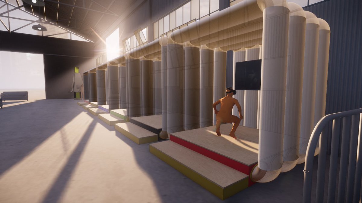 dostuffstudio's tweet image. Inflatable VR pods? Sure, why not! #Archtiecture #VirtualReality #VRLA2018