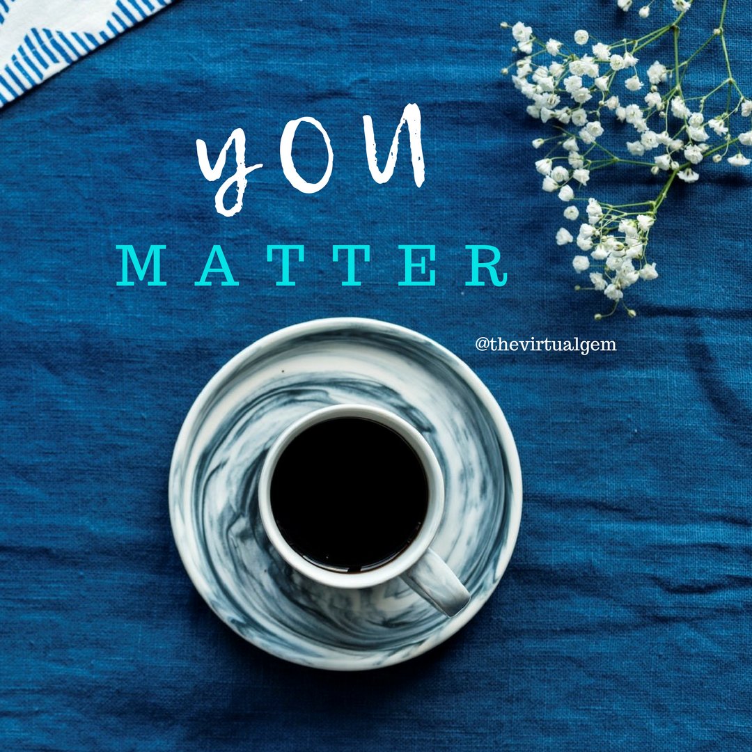GemMBoquiren's tweet photo. You matter. Have a great weekend! https://t.co/yzpjuS4MCG