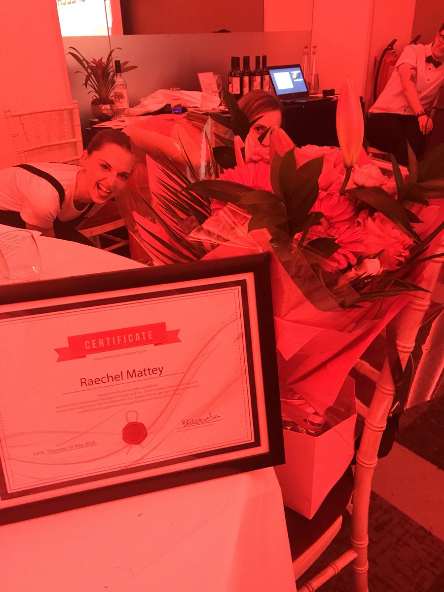 RaechelMattey's tweet photo. When you get embarrassed at the MDXSU Awards by @bedwards2405 and the staff team. Very humbled and grateful to work with excellent staff and officers over the past 3 years! @MiddlesexSU ❤️#1weektogo https://t.co/n15vLgvn3Q