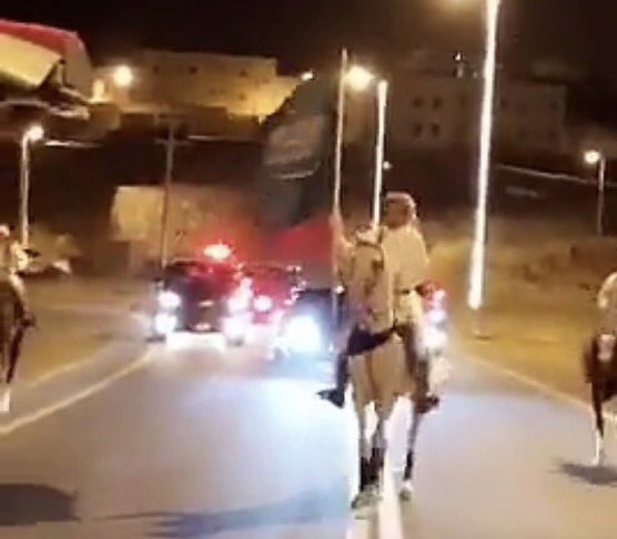 q_asir's tweet photo. سمو أمير منطقة عسير وسمو نائبه في ضيافة شيخ شمل قبائل علكم الشيخ عبدالله آل حامد العسيري #قبيلة_عسير #عسير #عسير_الهول #ابها #علكم https://t.co/Tk1BU0Rvru