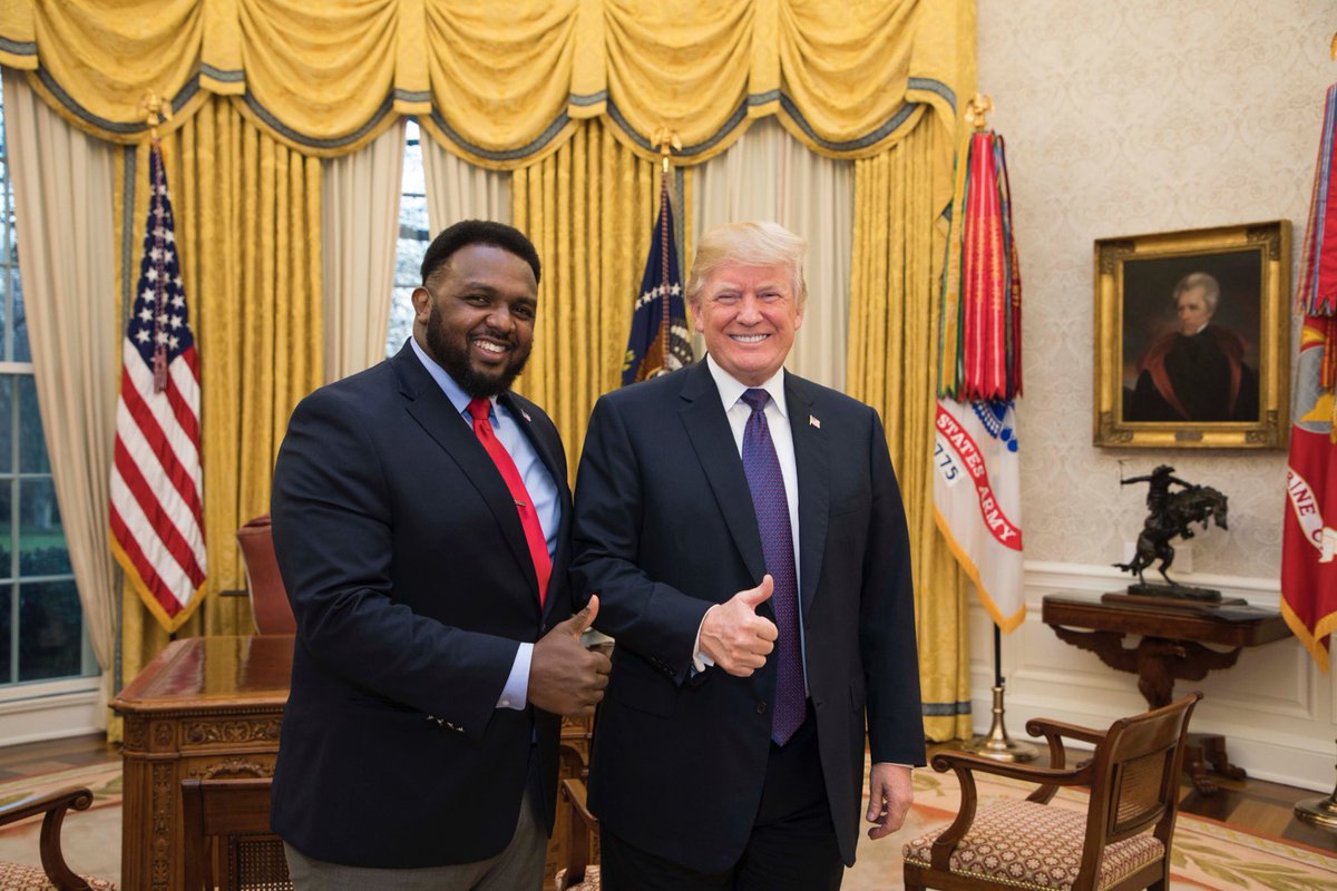 realkareemdream's tweet photo. Black &amp; Latino unemployment @ an all-time low! Taxes cut for all! Due to “Investing in Opportunities Act” $6.1 TRILLION in Cap Gains are now accessible for designated “Opportunity Zones.” If @realDonaldTrump is racist - he’s doing a terrible job at being racist! #IamUrbanAmerica https://t.co/GB04xDG4lq