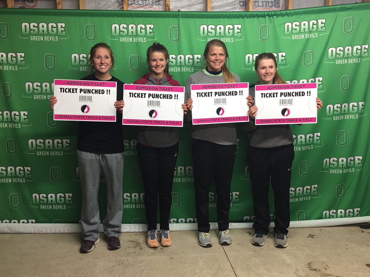 1st place - Sumner Fredericksburg #4by2 #ticketpunched #osage #ighsau