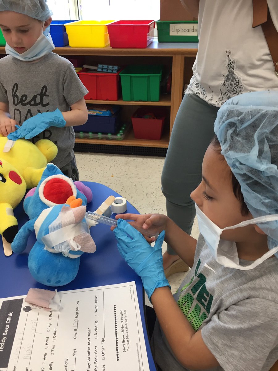 cn6rob's tweet photo. Future doctors as we learn to stay safe at Teddy Bear Clinic🐻@ForestLakeWsd https://t.co/T2cqF2HXSZ