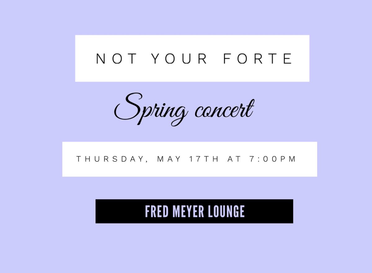 NotYourForte_'s tweet photo. Next Thursday is getting a lot CLOSER, and I may be a BAD LIAR, but I wouldn’t want to spoil any of our songs so I guess I WILL WAIT to share them with you all! If you are dying to know what we are singing, head on over to FML next Thursday @ 7pm. We can’t wait to see you there! https://t.co/co4awxQRiK