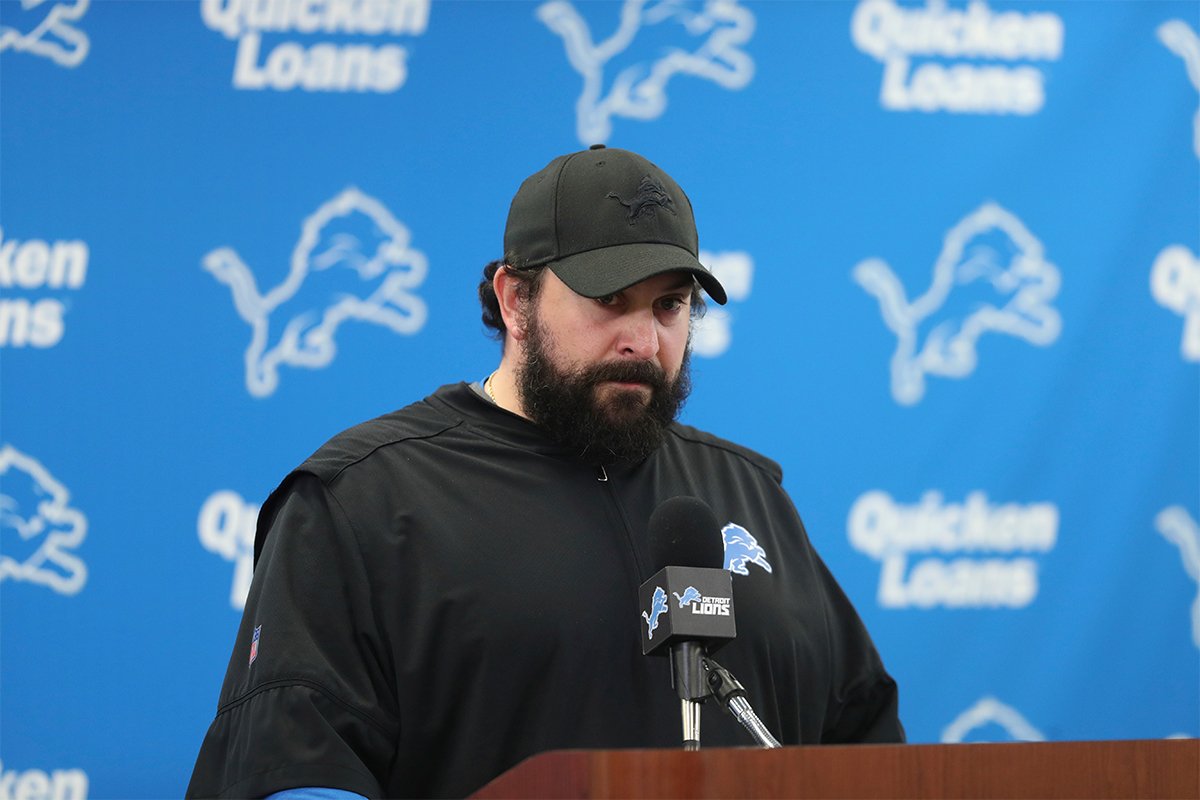 TheTylt's tweet photo. Head coach Matt Patricia is under fire for a sexual assault allegation in 1996. Should the @Lions fire him? 

Tweet #FireMattPatricia or #CutMattSomeSlack to vote!
OR vote here 👉 https://t.co/12jOtpGBv1 https://t.co/guvPSEicLN