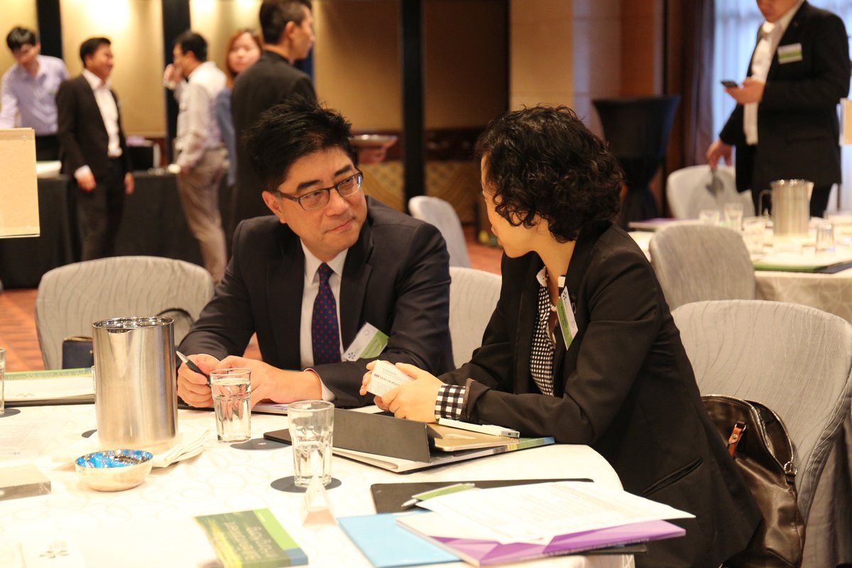 Yesterday we had fruitful discussion at our #roundtable on #greenfinance in real  estate and its impact on #greenbuilding development. It is co-organised with <a href="/GRESB/">GRESB</a> as part of our event series from 9-11 May.