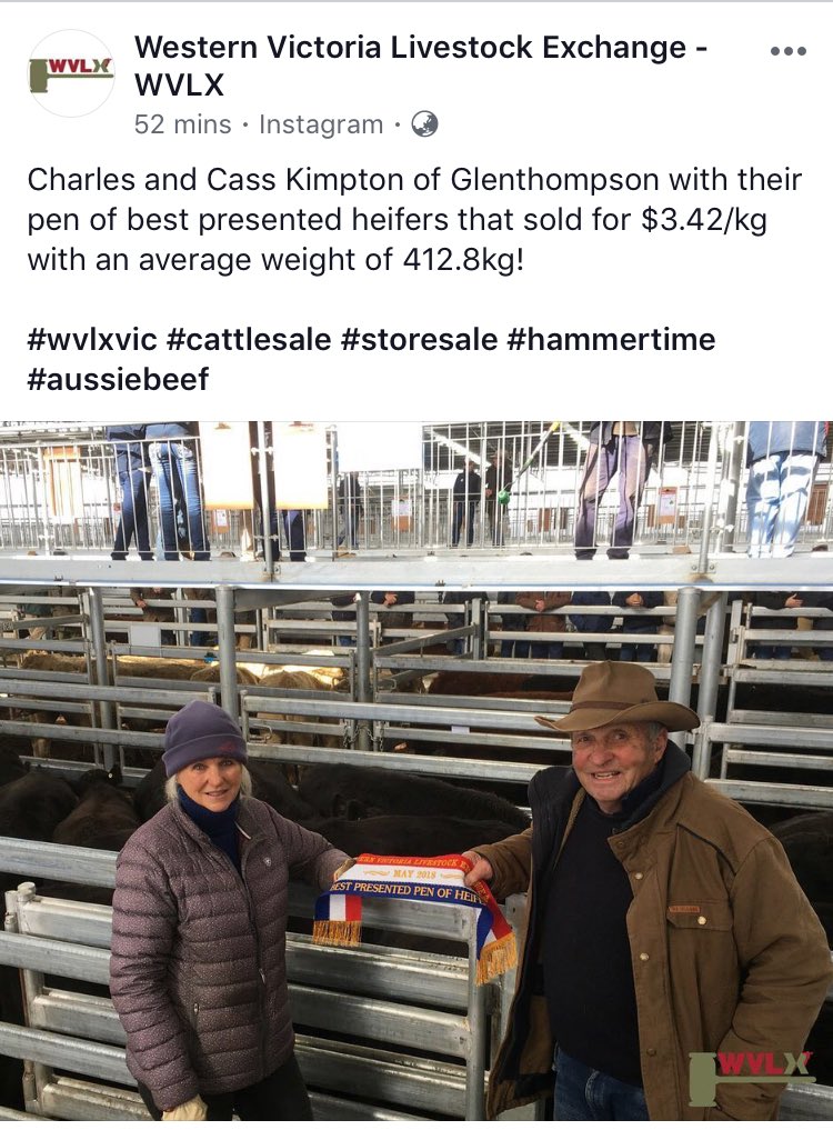 Great to see <a href="/WVLXVIC/">WVLX</a> getting result SW Vic farmers