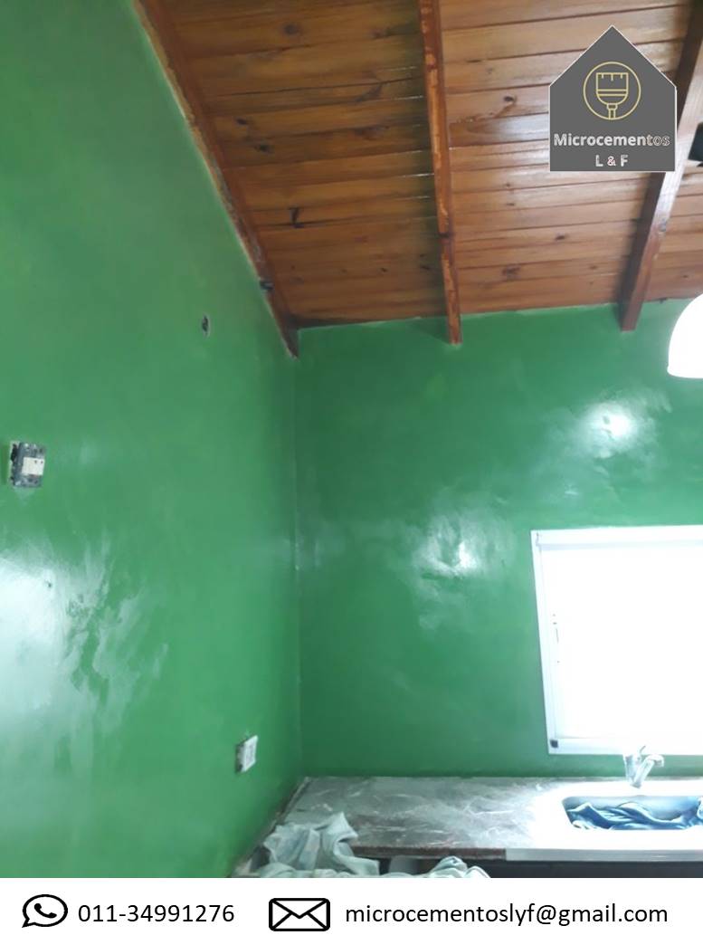 MicrocementosLF's tweet photo. Microcemento sobre pared interior color verde manzana 
 Lugar: Ezeiza - GBA
 Cliente muy satisfecha con el trabajo...!
 Mayor informacion: 1134991276 https://t.co/QQxBJTRN51