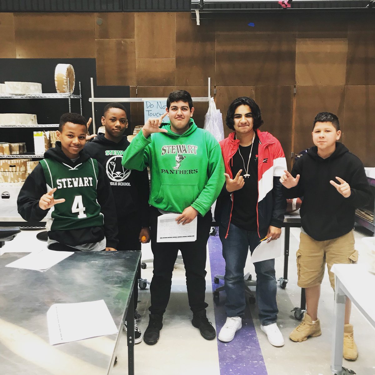 Future Abes of Stewart Middle School. #OURFAMILYvsTheirTeam 
<a href="/stewartpanthers/">Stewart MS Panthers</a>
