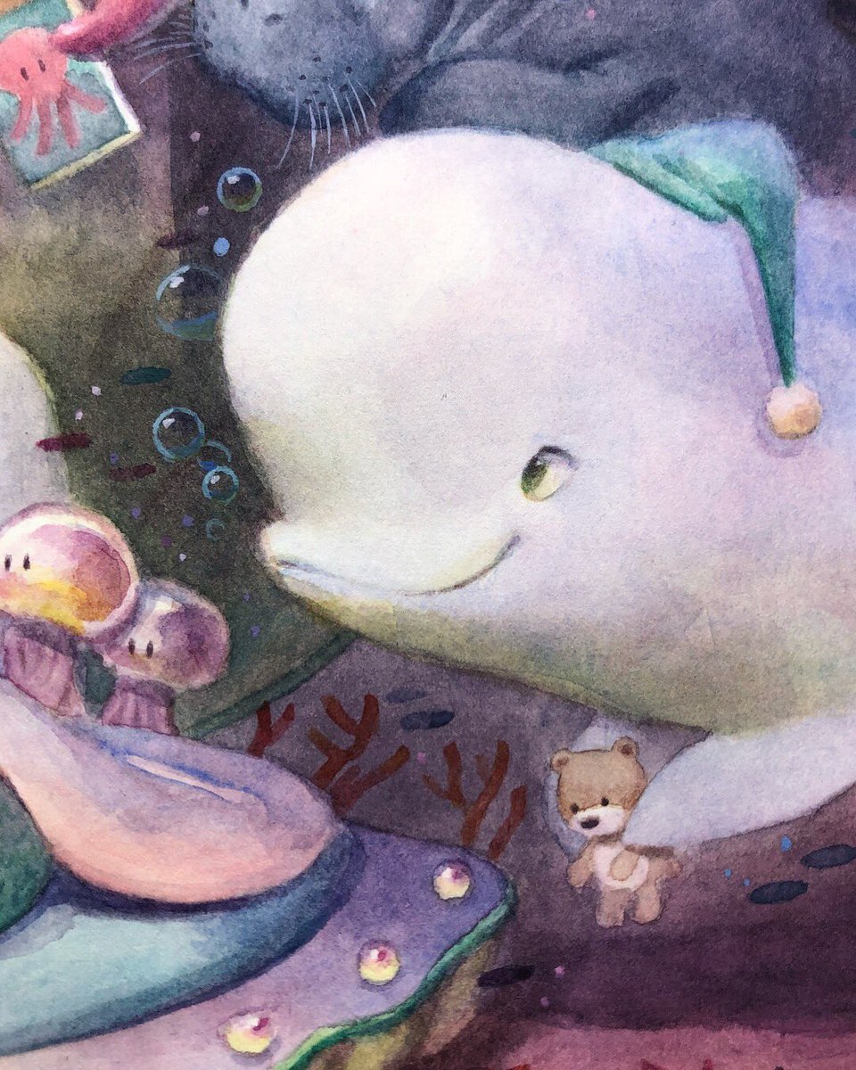 New watercolour piece for #Mermay! Will be available as a print first at Anime North☺️✨