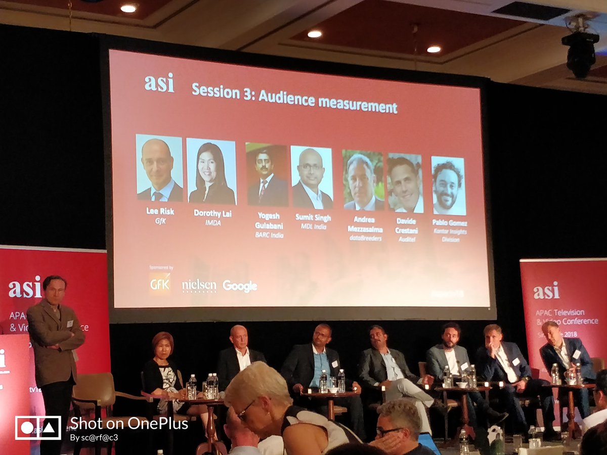 ScarfaceVarun's tweet image. Panel Session - Session 3.

#apactv18 #asiconferences @BARCIndia @GfK @Nielsen @Google @IMDAsg @Kantar @Kantar_Media @asi_radiotv