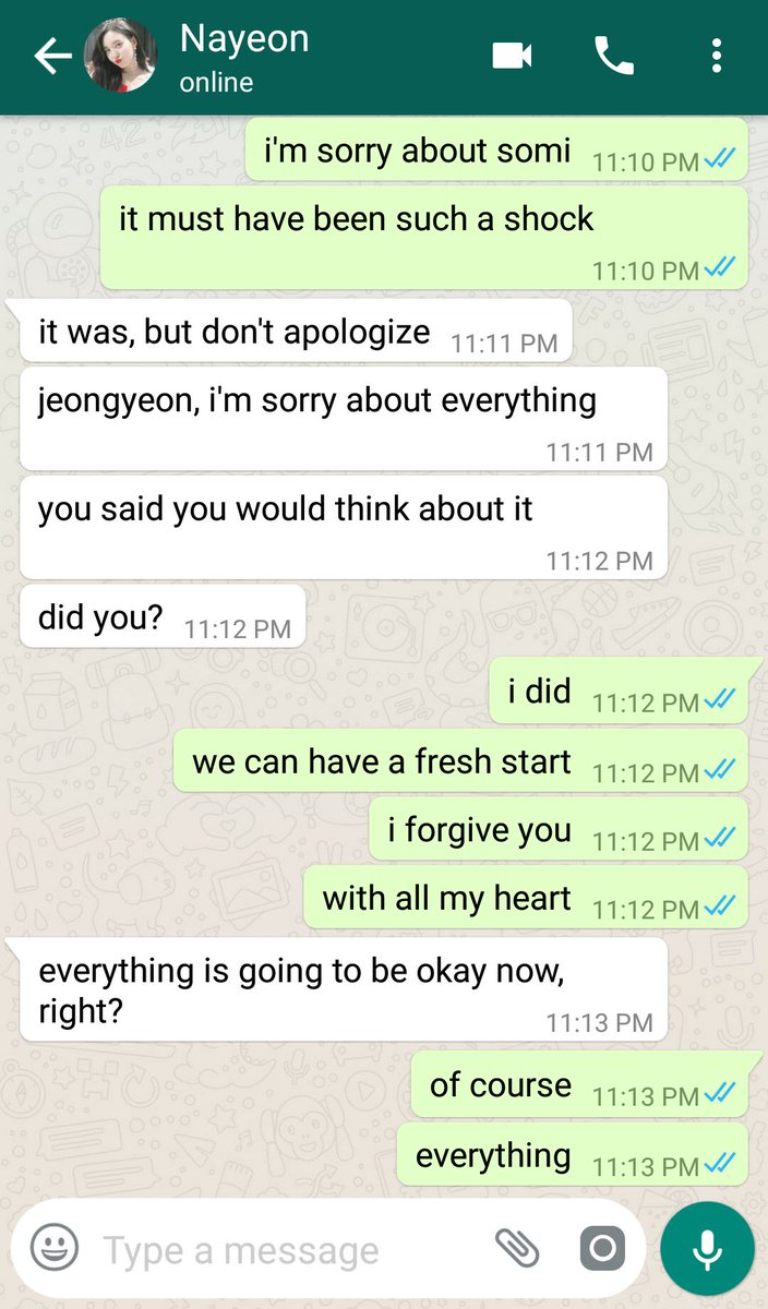 [jeongyeon/nayeon] forgiveness