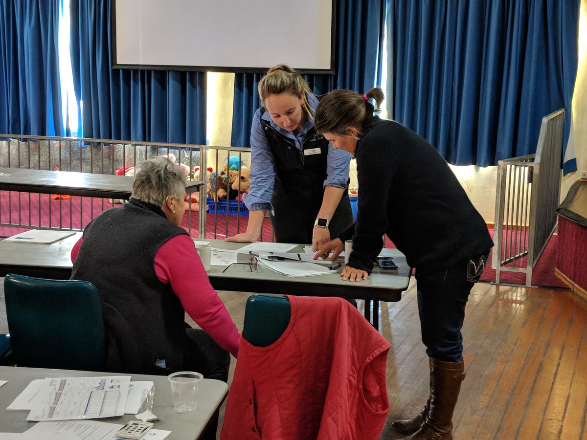 AGBU_GENE's tweet photo. Great to see the Sheep Genetics team in action. Extending valuable information around ASBVs ,Breeding Program Design,Mating Allocation and  Data Quality  to sheep breeders at the Regional Forum in Walcha.  #Extension #Genetics #Breeders #IndustryFocus https://t.co/F60Xcyk9zK