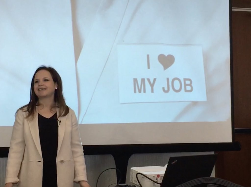 AshiraLapin's tweet photo. I love my job. Inspired by a room full of HR and Talent Acquisition leaders at #toptalentsummit in Niagra falls. https://t.co/11qZPP05oP