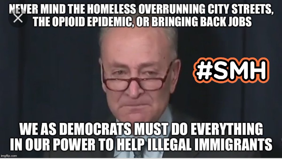 What exactly do dems WANT?? <a href="/SenSchumer/">Chuck Schumer</a> what do you want? Time to step down or vote this idiot out of OFFICE. <a href="/realDonaldTrump/">Donald J. Trump</a> #cryingChuck