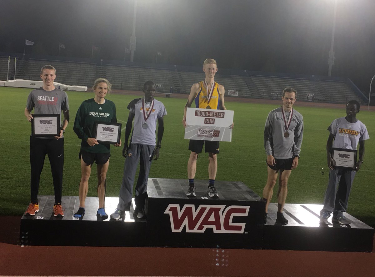 Very proud of the @UTRGVTrackField men’s distance runners. Strong finish to their season at the <a href="/WACsports/">The Western Athletic Conference</a> T&amp;F championship!