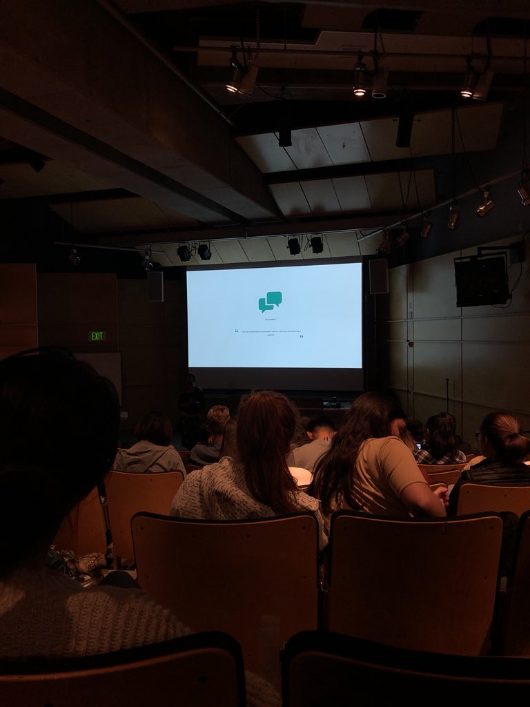 Glopiekarczyk's tweet photo. “Any questions? “That was a totally awesome presentation and how do I become a member?”” Love it #FoodSystemUW https://t.co/euehOEOBp3
