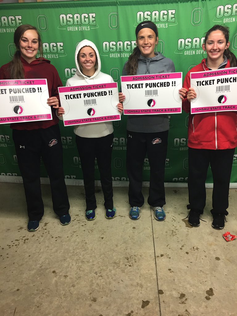 2nd place - New Hampton!! #4by4 #ticketpunched #osage #ighsau