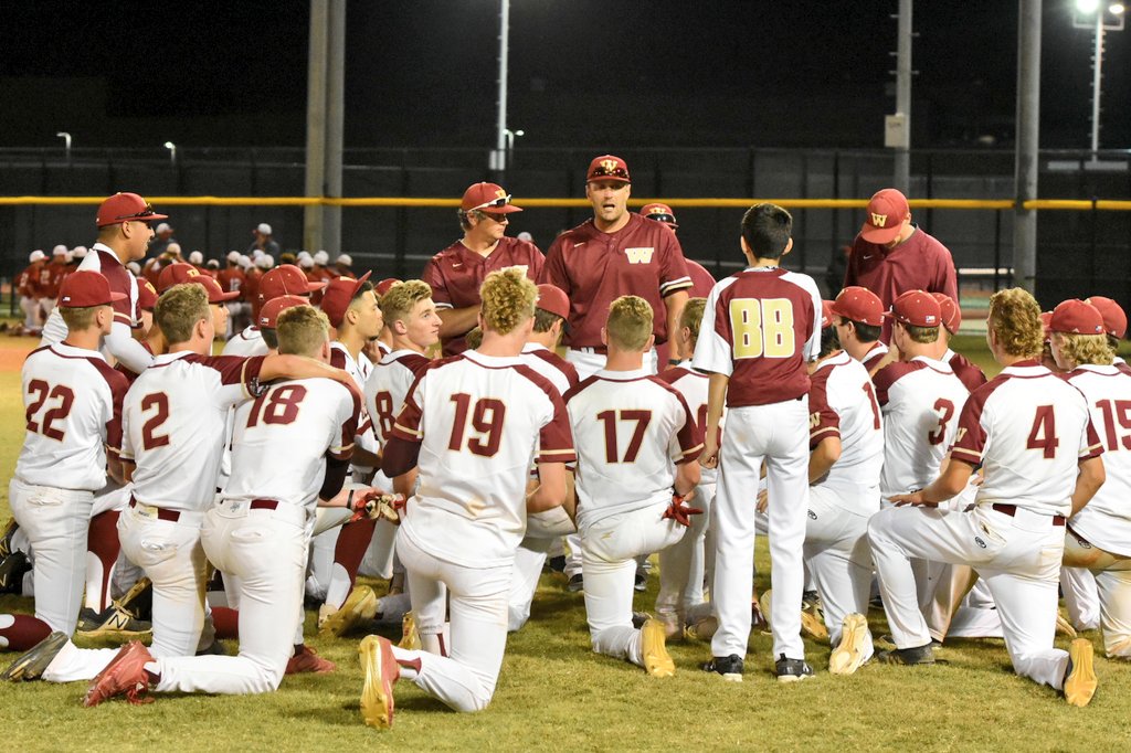 ahverdejo's tweet photo. More from Cy Woods' come-from-behind win over FB Travis to open this 6A area round series. Wildcats rally from down three runs to win the opener 5-4.

Game 2 is back at Bridgeland HS at 3 pm. #txhsbaseball https://t.co/w7cY4eLqdB