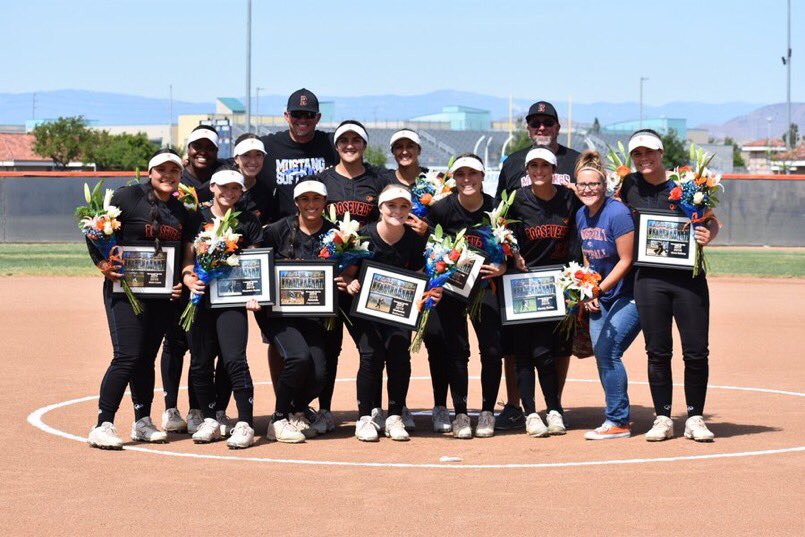 Heartbreaking loss to end the 2018 season for the mustangs , but we wish nothing but the best for our seniors 💙 Thank you for your time and dedication to the Roosevelt program for the past 4 years ... #co2018