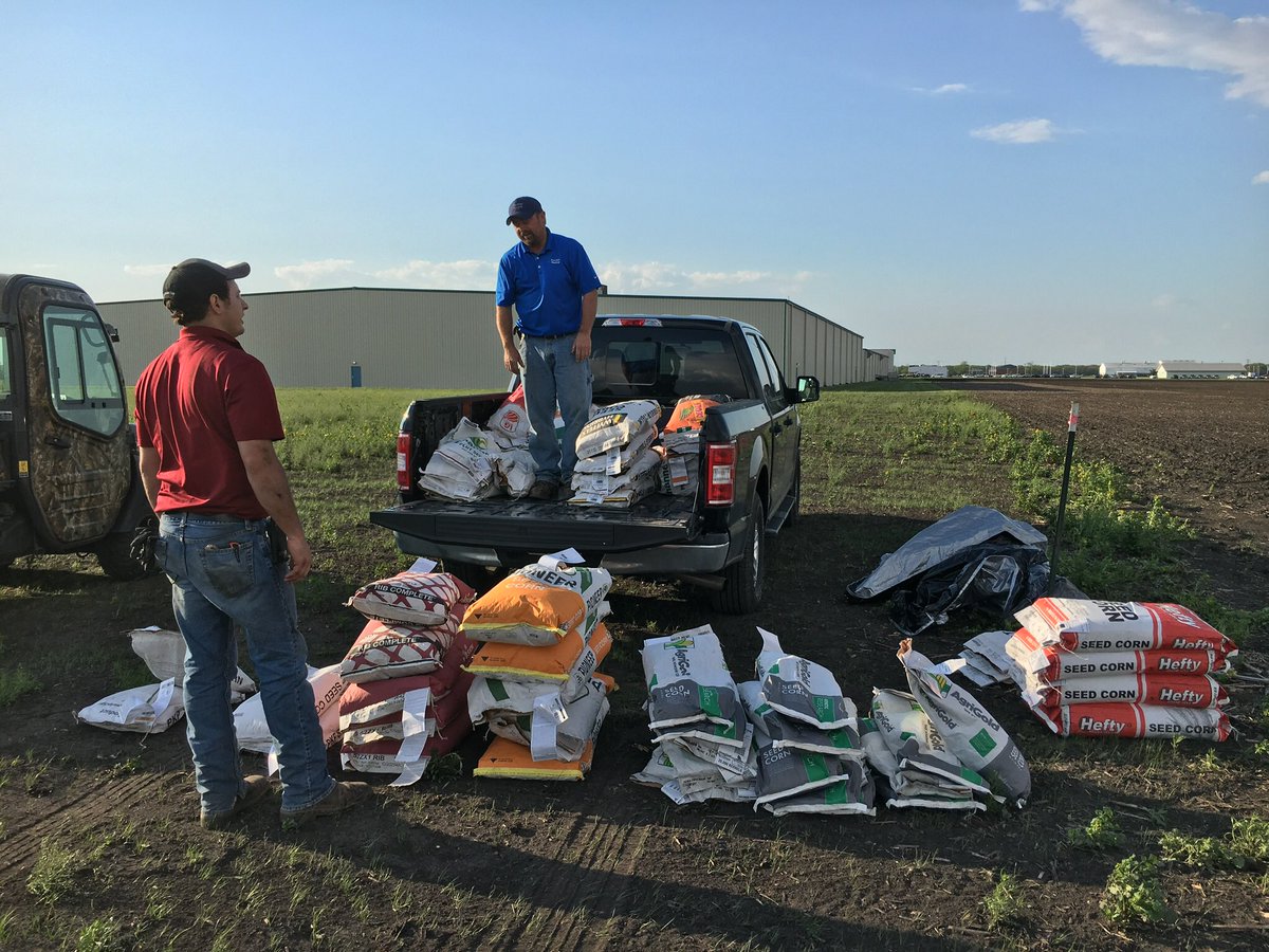 PrecisionMike82's tweet photo. Awesome couple of days spent working with @precision_plant #PTIFarm Agronomy Plot Team @JWebsterAg and @StollerJosh can’t wait to see the plots after the crop comes up! Thanks for letting me be a small part of a huge operation! Great experience! https://t.co/qvPcgfvKKp https://t.co/FAgBhnMcnR