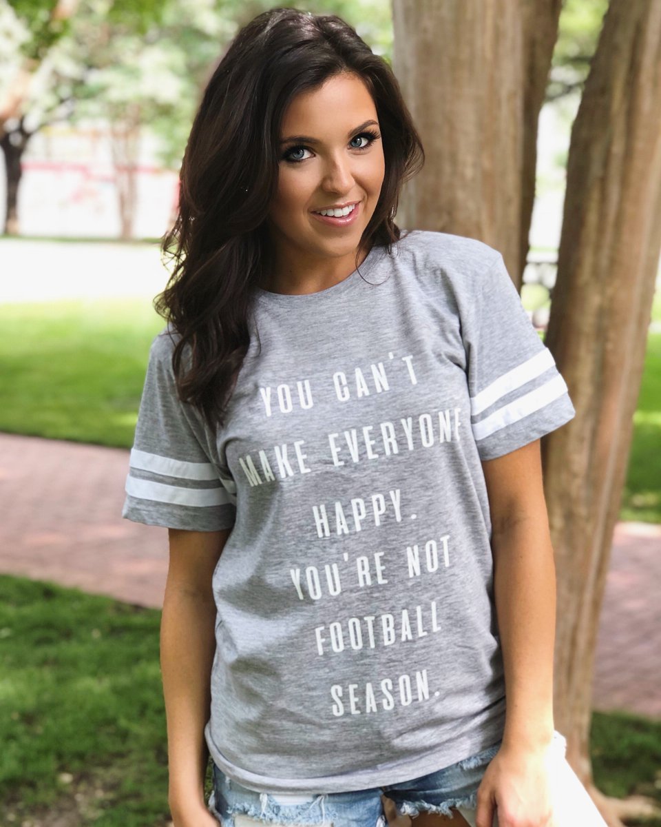 You can't make everyone happy. You're not football season.
P.S. Can it be football season already???
🏈🏈🏈

livelovegameday.com/collections/ne…